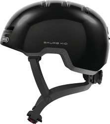 Abus Skurb Kid shiny black børnehjelm - Small (45-50 cm)