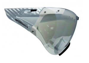 Casco SPEEDmask Carbonic Clear-Silver-visir til SPEEDairo, SPEEDSTER og ROADSTER